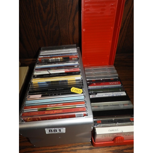 881 - CDs and Cassettes