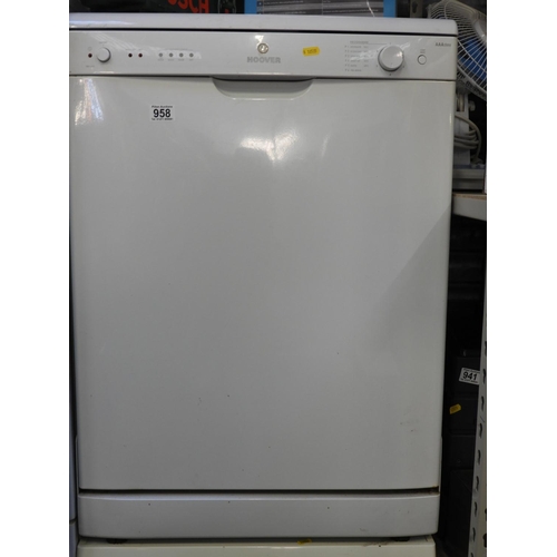 958 - Hoover Dishwasher