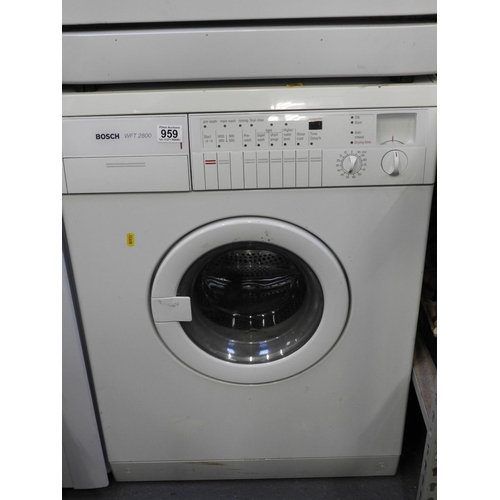 959 - Bosch Washing Machine