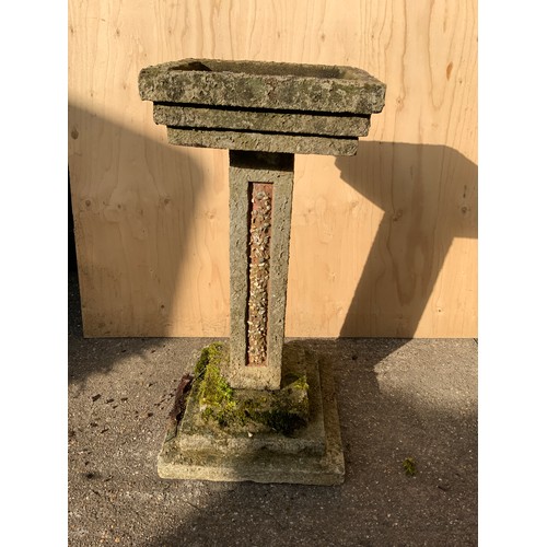 5 - Concrete Garden Bird Bath