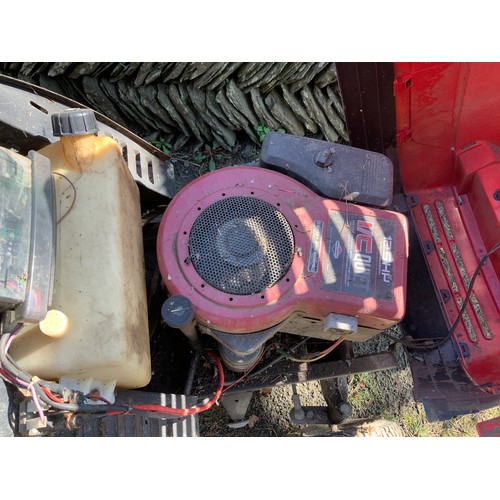 1 - Ride on Garden Tractor/Mower - No Cutting Deck - Working but Flat Battery