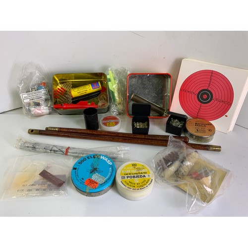 695 - Gun Cleaner, Pellets and Targets etc