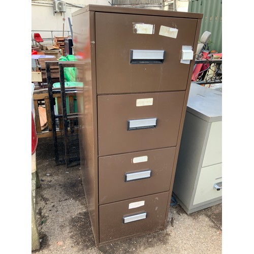 122 - Fire Proof Filing Cabinet - NB Very Heavy - Buyer to Arrange Suitable Collection