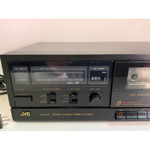 188 - JVC Double Cassette Deck - TD-W11X