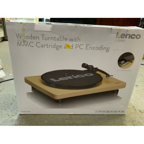 192 - Boxed Lenco Turntable