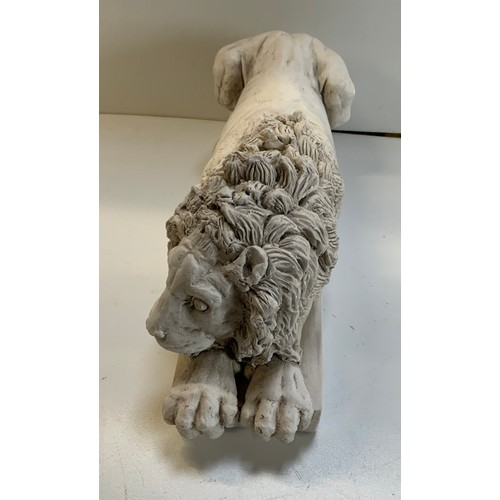 151 - Model of Chatsworth Crouching Lion - 20cm Long