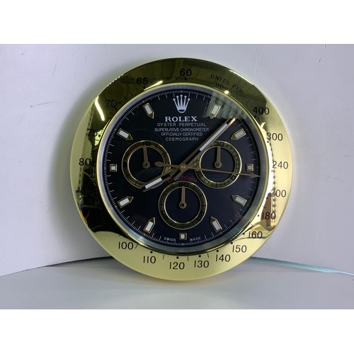 684 - Rolex Dealer Display Clock to Replicate Oyster Perpetual Cosmograph