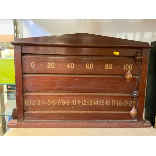 687 - Vintage Wooden Snooker Board