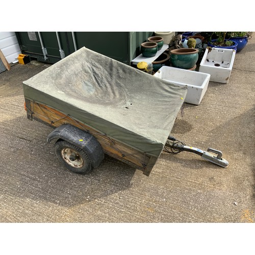 34 - 4ft Box Trailer