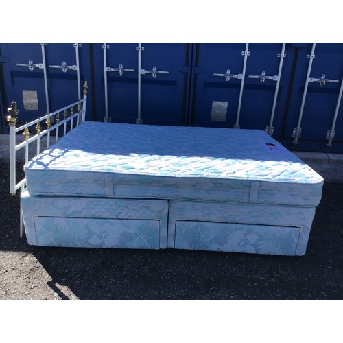 174 - Double Bed with Headboard and Storage under