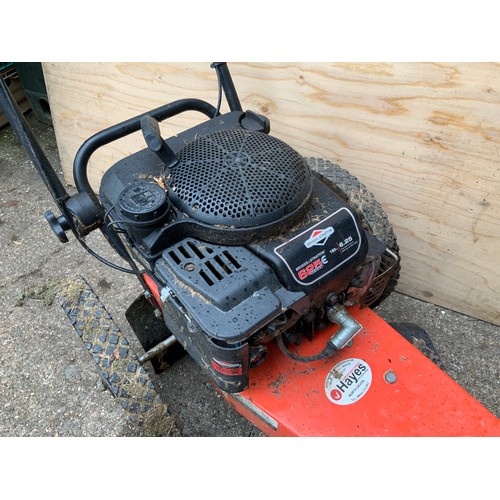 54 - Wheeled Petrol Strimmer - Briggs and Stratton Engine - Working