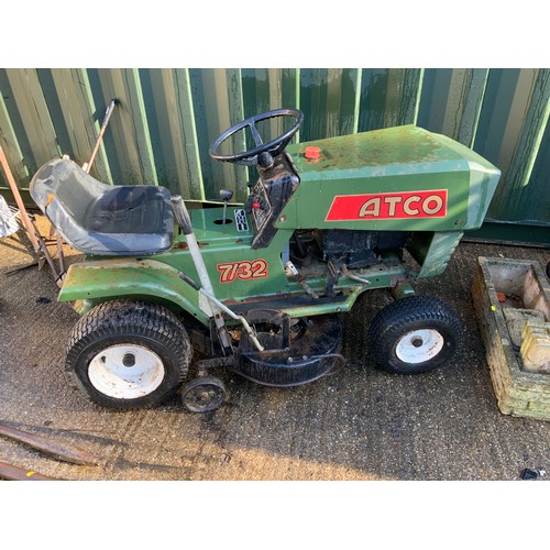 122 - Atco 7/32 Ride On Mower