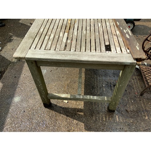 36 - Teak Garden Table for Repair - 138cm