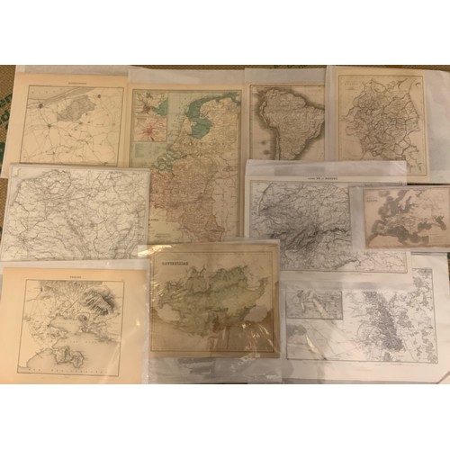 275 - Approx 38x 19th Century Maps Various Sizes and Conditions