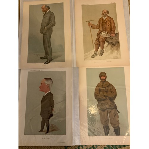 215 - 4x Original Vanity Fair Prints of Explorers