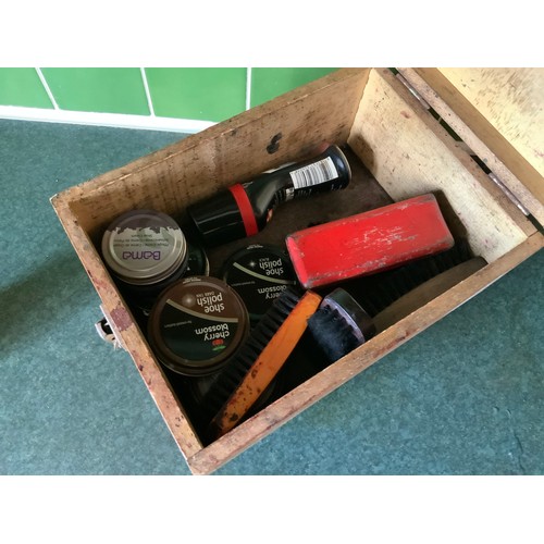 205 - Shoe Cleaning Box and Contents