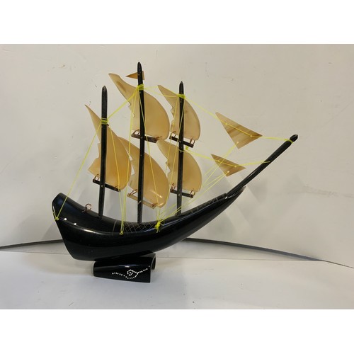 261 - Boxed Model Oriental Ship