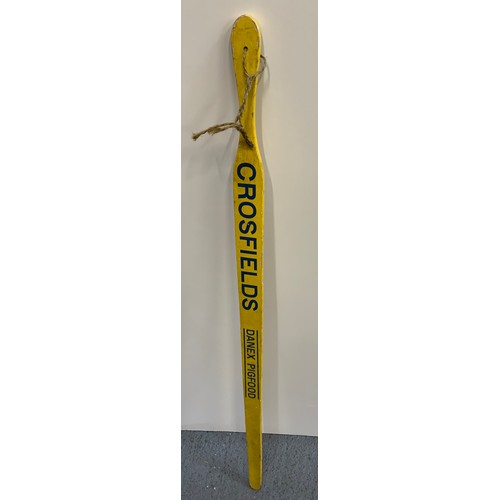 311B - Vintage Pig Guiding Stick for Crosfields Danex Pig Food - 93cm Long