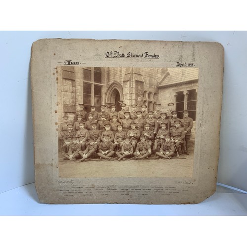 404 - 2x Photographs 13th Battalion Sherwood Foresters 1915