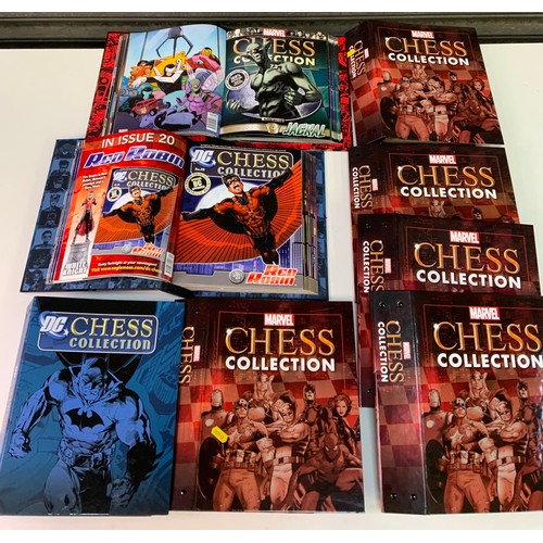 382 - DC Marvel Chess Collection Figures, Magazines and Boards