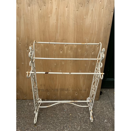 35 - Painted Metal Towel Rail