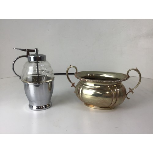 337 - Collectables - Pewter Tankards, Plated and Brassware and Desk Calendar etc