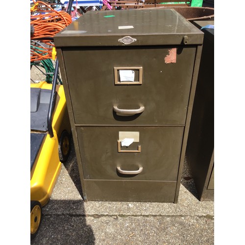 37 - Two Drawer Metal Filing Cabinet