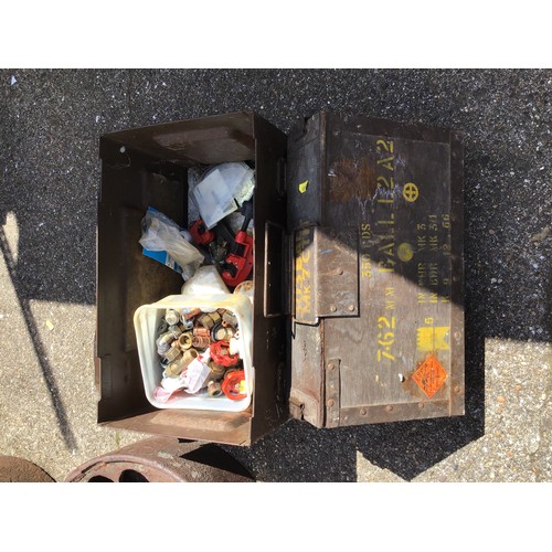 15 - 2x Ammunition Boxes and Contents - Plumbing etc