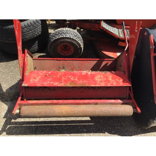 77 - Westwood Ride T1200 on Mower with Sweeper and Collection Box