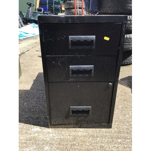 79 - Three Drawer Metal Filing Cabinet