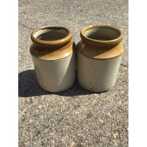 154 - Pair of Stoneware Pots