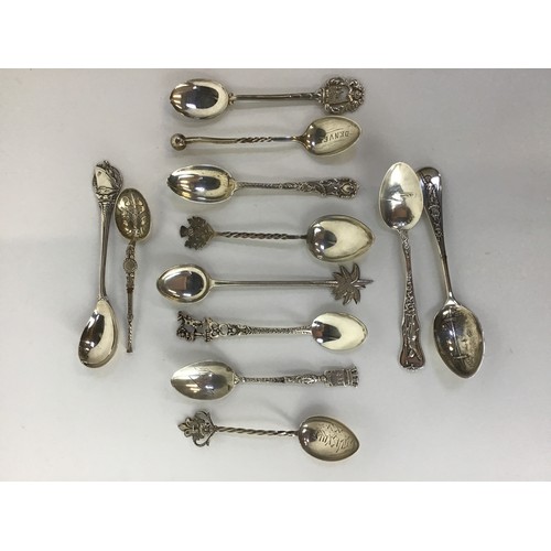 739 - 12x Various Silver Spoons