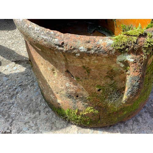 169A - Two Handled Terracotta Salter (Some Damage) - 78cm x 58cm