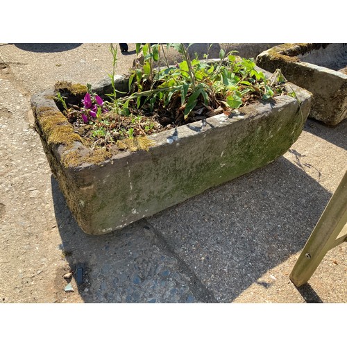 125 - Stone Trough - 88cm x 46cm