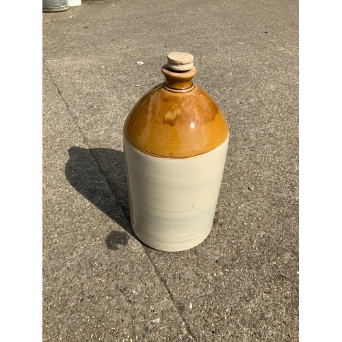8 - Large Stoneware Flagon with Screw Stopper