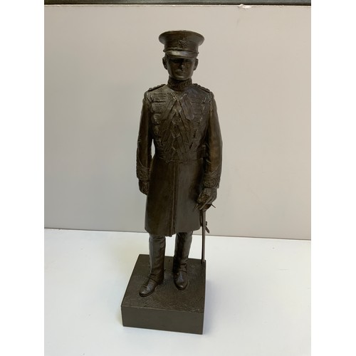 769 - Peter Hicks Cold Cast Bronze Military Figure - 25cm High