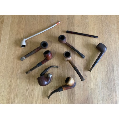 749 - Collection of Pipes and Cheroot Holder