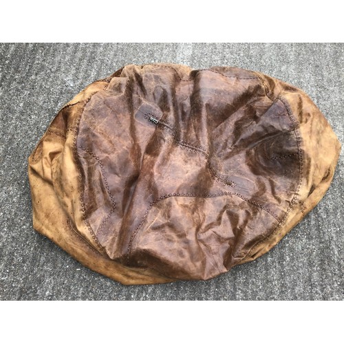 547 - Large Leather Bean Bag