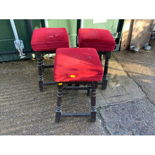 87 - 3x Pub Stools