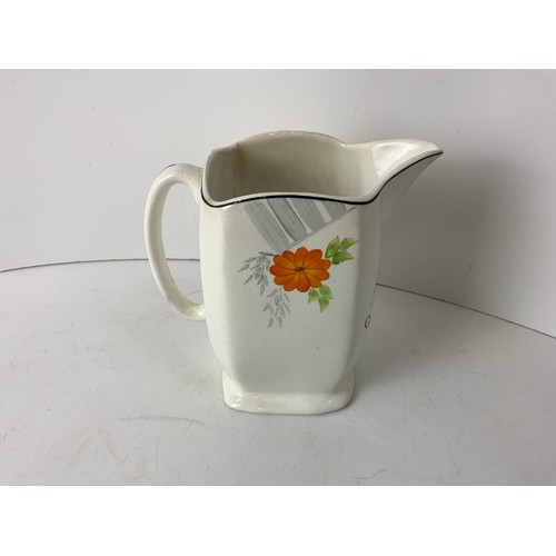 114 - Clegg & Johnson Art Deco Pub Water Jug