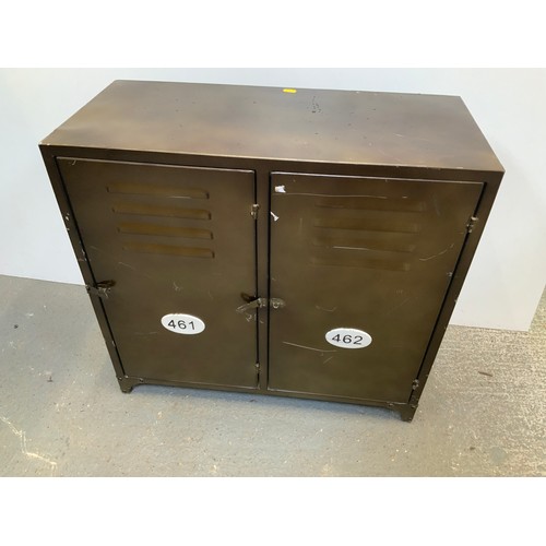 591 - Metal Two Door Cabinet