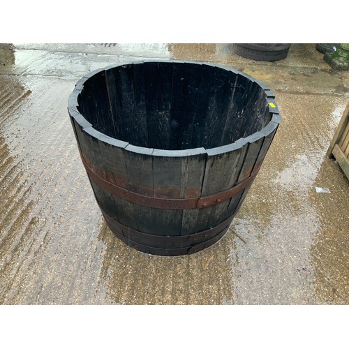 52 - Half Barrel Planter