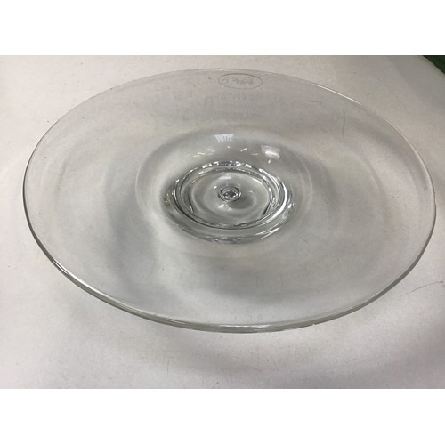 400 - Large Glass Dish - Wincanton Racecourse Jockey Club 2008