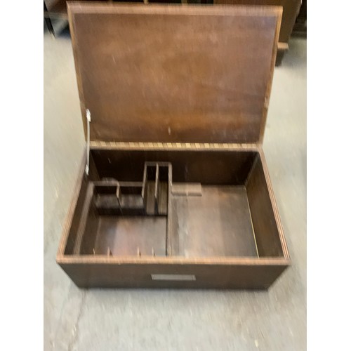 587C - Wooden Storage Box with Compartments