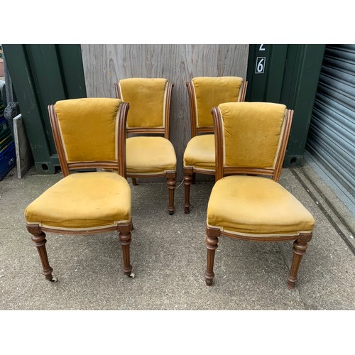 571 - Set of 4x Upholstered Dining Chairs