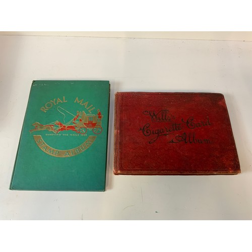 119 - Wills Cigarette Card Album and Stamp Album