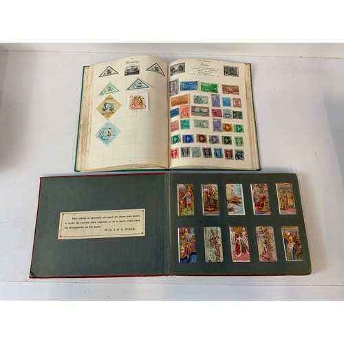 119 - Wills Cigarette Card Album and Stamp Album