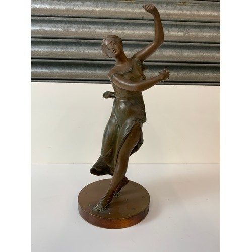 93 - Spelter Figurine - 43cm High