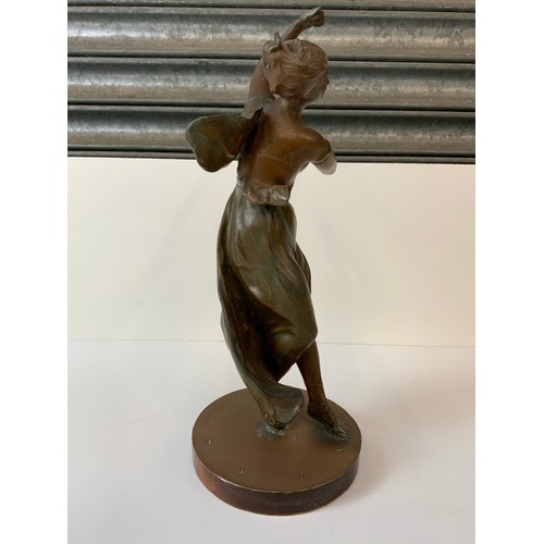 93 - Spelter Figurine - 43cm High