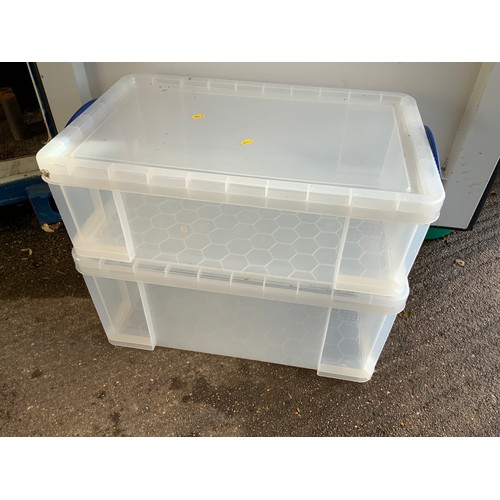 18 - Plastic Storage Boxes